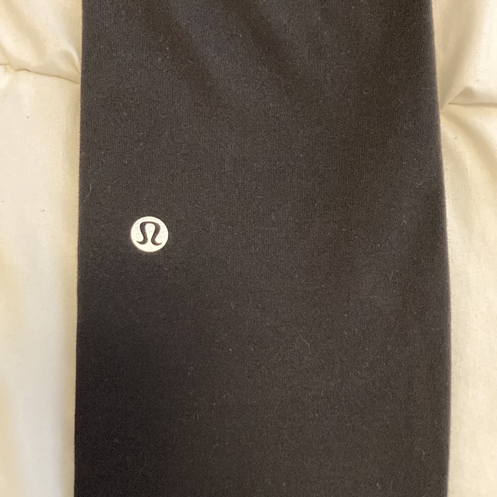 Lululemon Wunder Under Black / Ying Yang Stripe White Black Size 4 - Picture 8 of 11